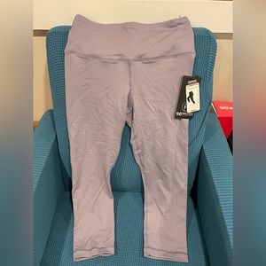 Reflex 90 Degrees NWT Blue Granite / Purple Powerflex Capri Leggings Women M